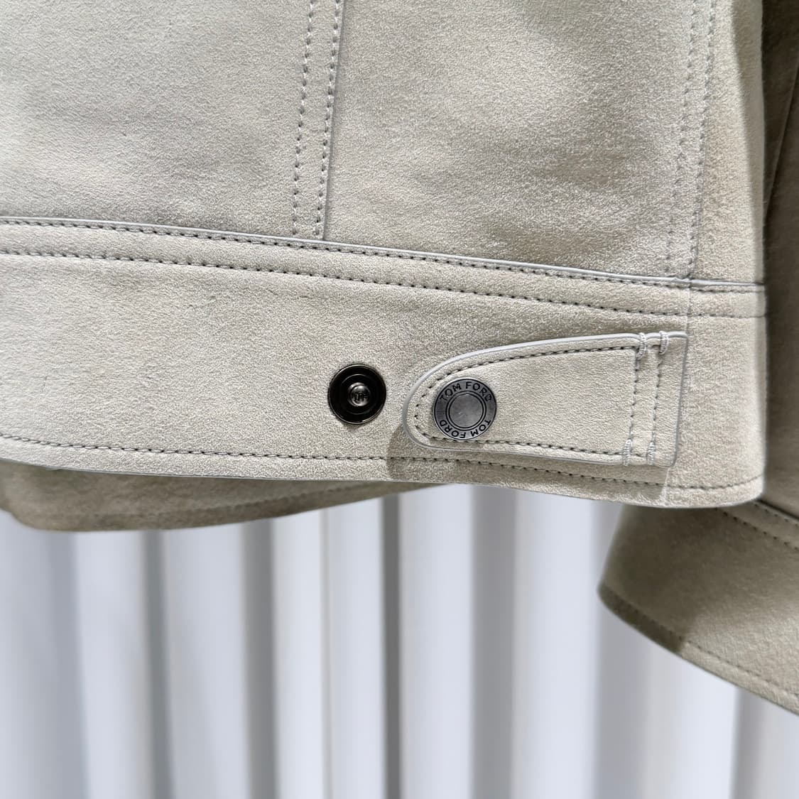 (A+/48) / 톰포드 베이지 버터리 스웨이드 웨스턴 자켓 상품이미지6