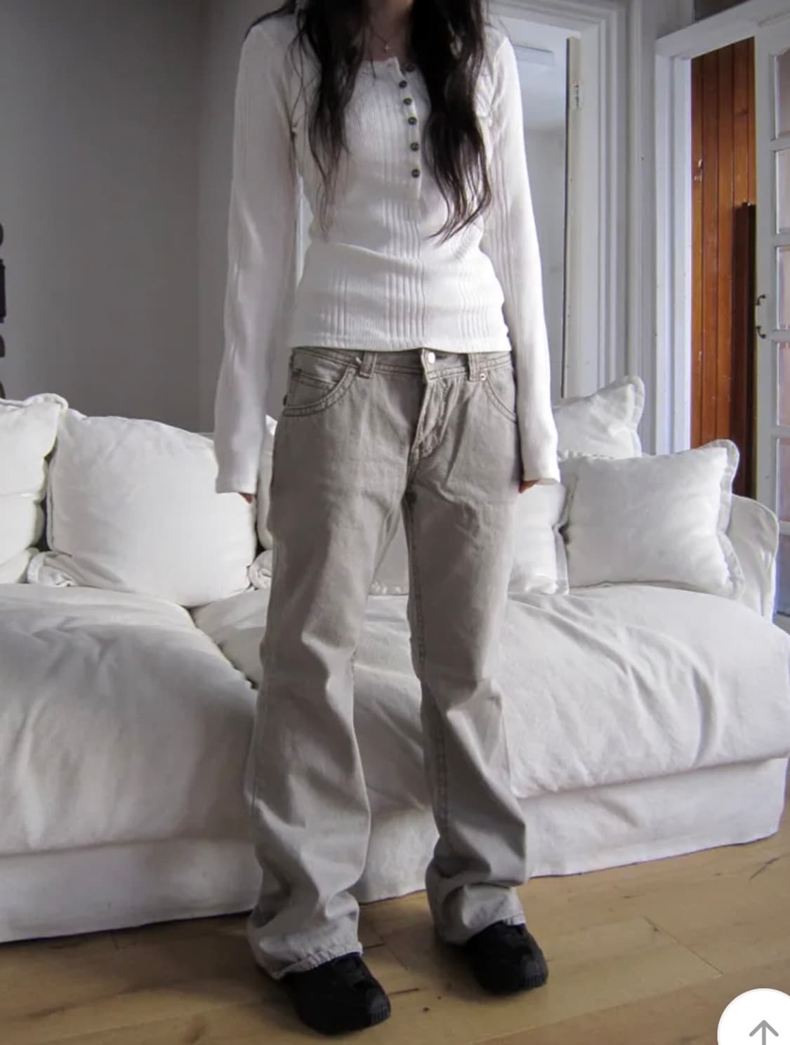 부츠컷 빈티지 플레어진 상품이미지2