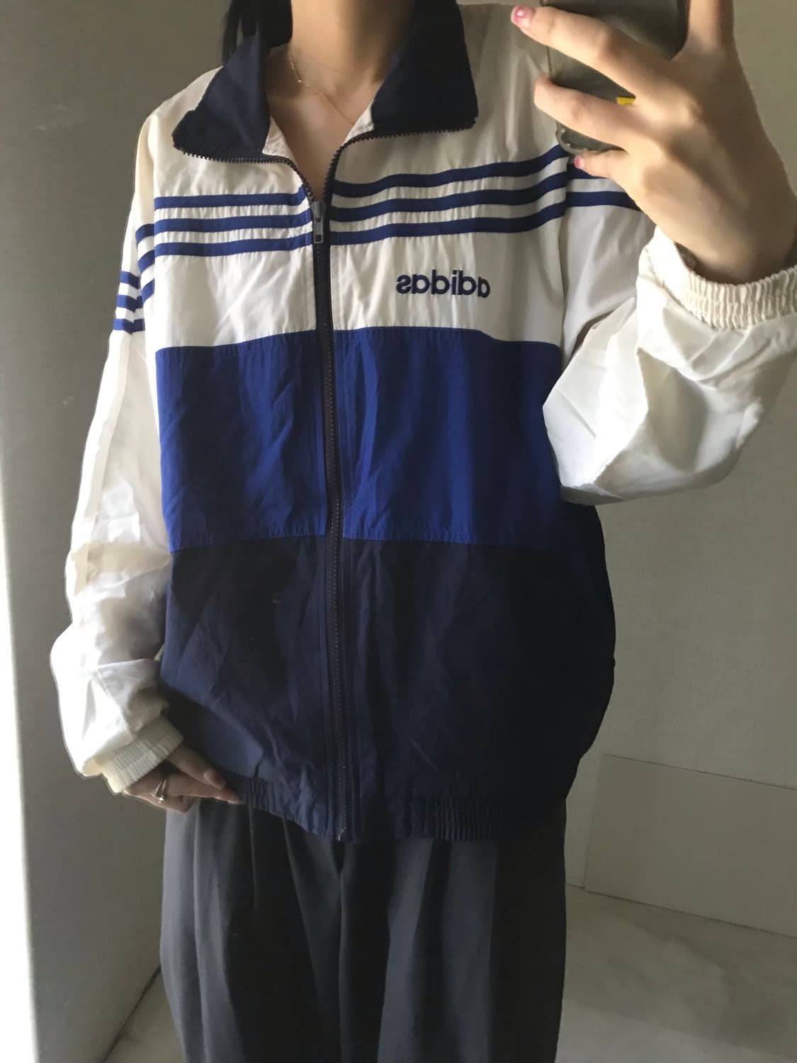 아디다스 90s 오버핏 바람막이 상품이미지1