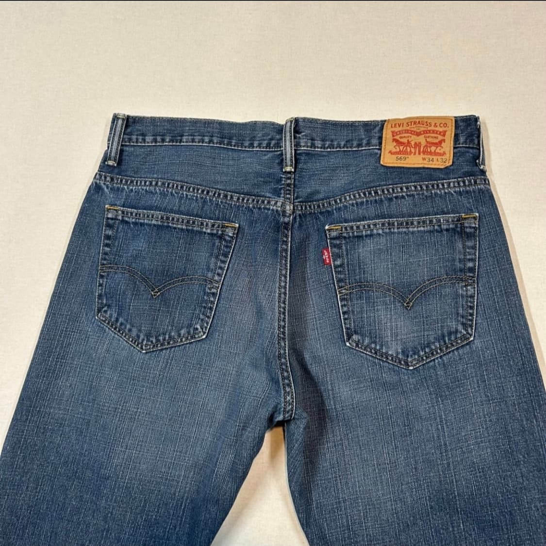 34inch) 리바이스 569 루즈핏 와이드 데님 청바 상품이미지2