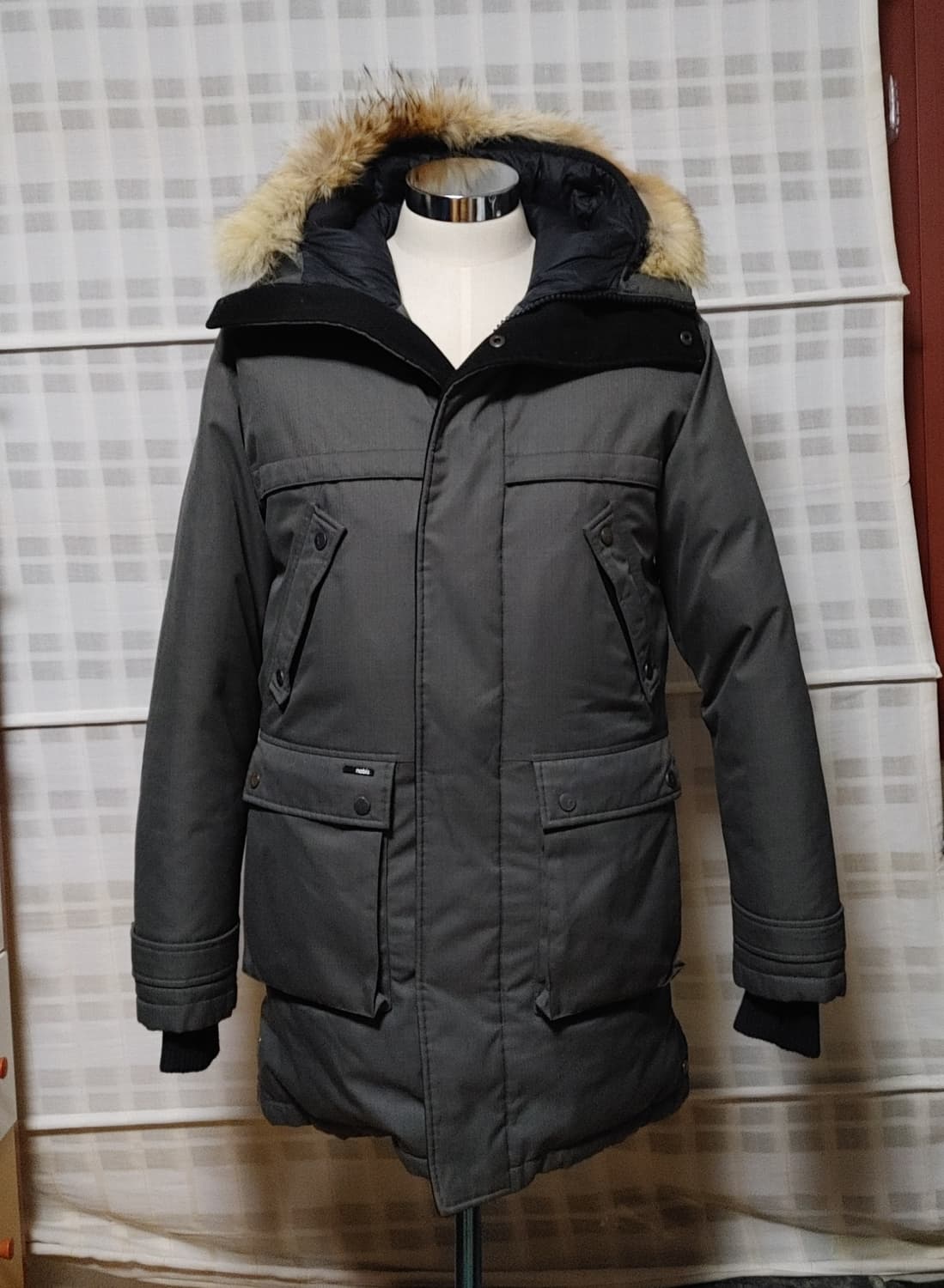 (nobis) 노비스 야테시 카키그레이 패딩 점퍼 XS (95~100) 상품이미지1