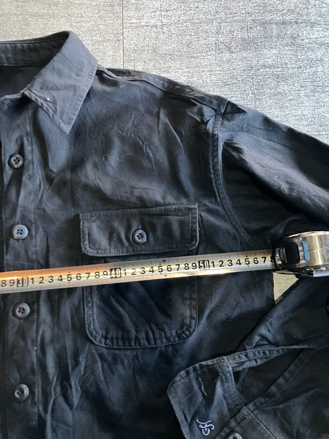 일본빈티지 Chic 올드스쿨아메카지 투포켓 셔츠 상품이미지2