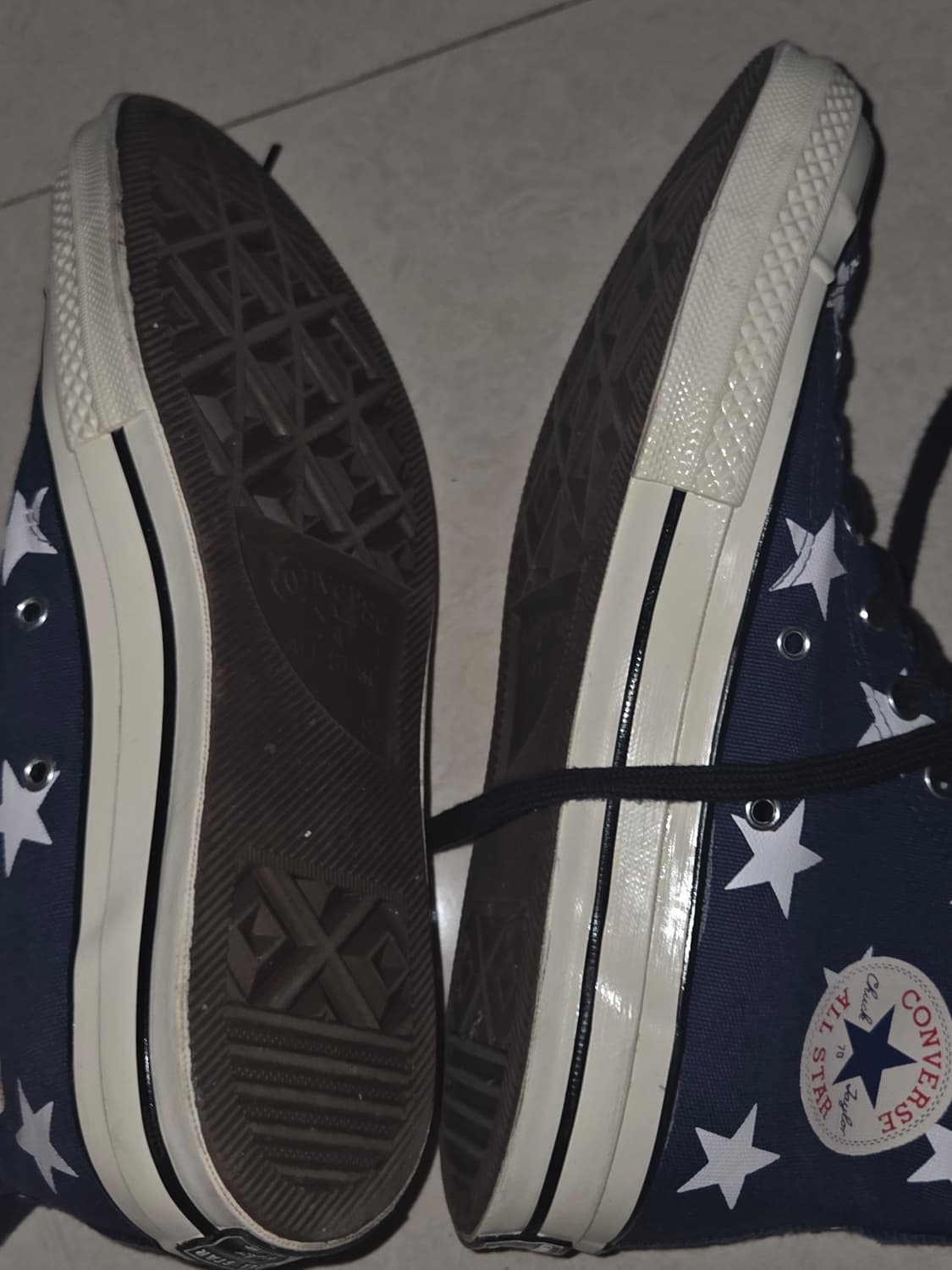 컨버스 70s 아카이브 프린트 별 하이 270mm 상품이미지4