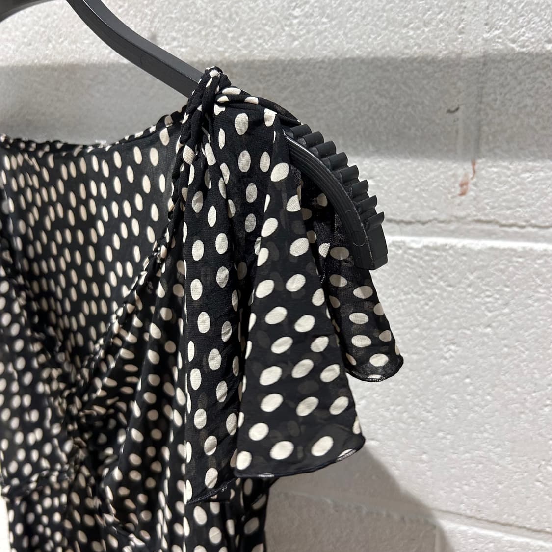 Vintage y2k Dot Feminine Top 상품이미지8