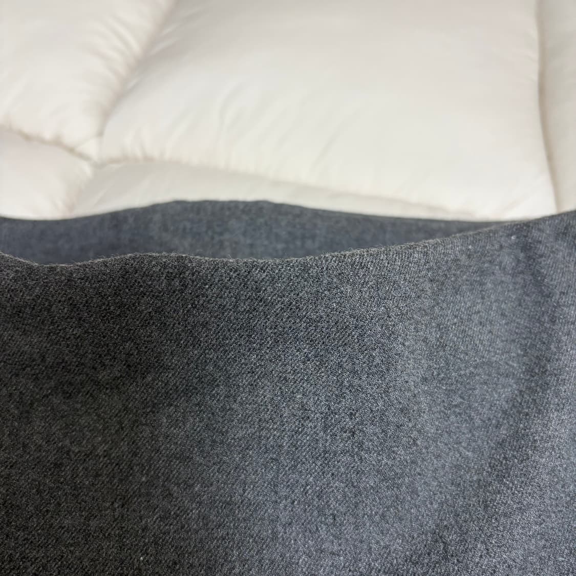 코이세이오 RIBBON DOUBLE SKIRT GREY 상품이미지3