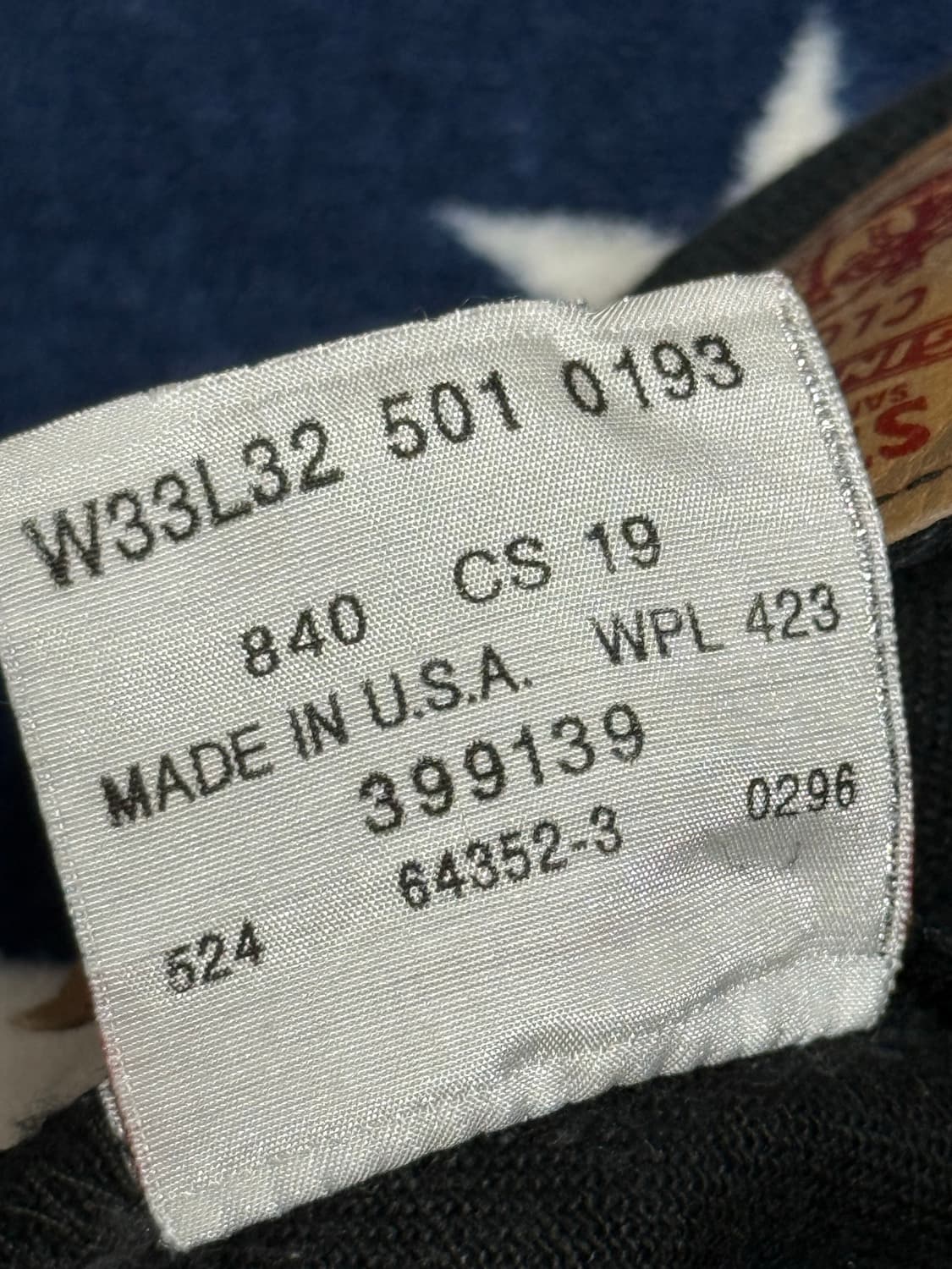Levis 501 블랙진 리바이스501 빈티지 levis 501 블랙진 상품이미지8