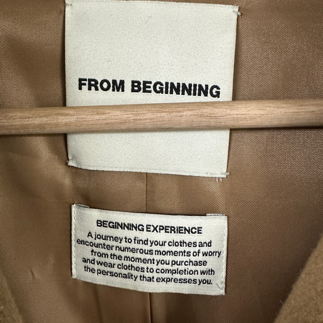 프롬비기닝 핸드메이드 코트 상품이미지2