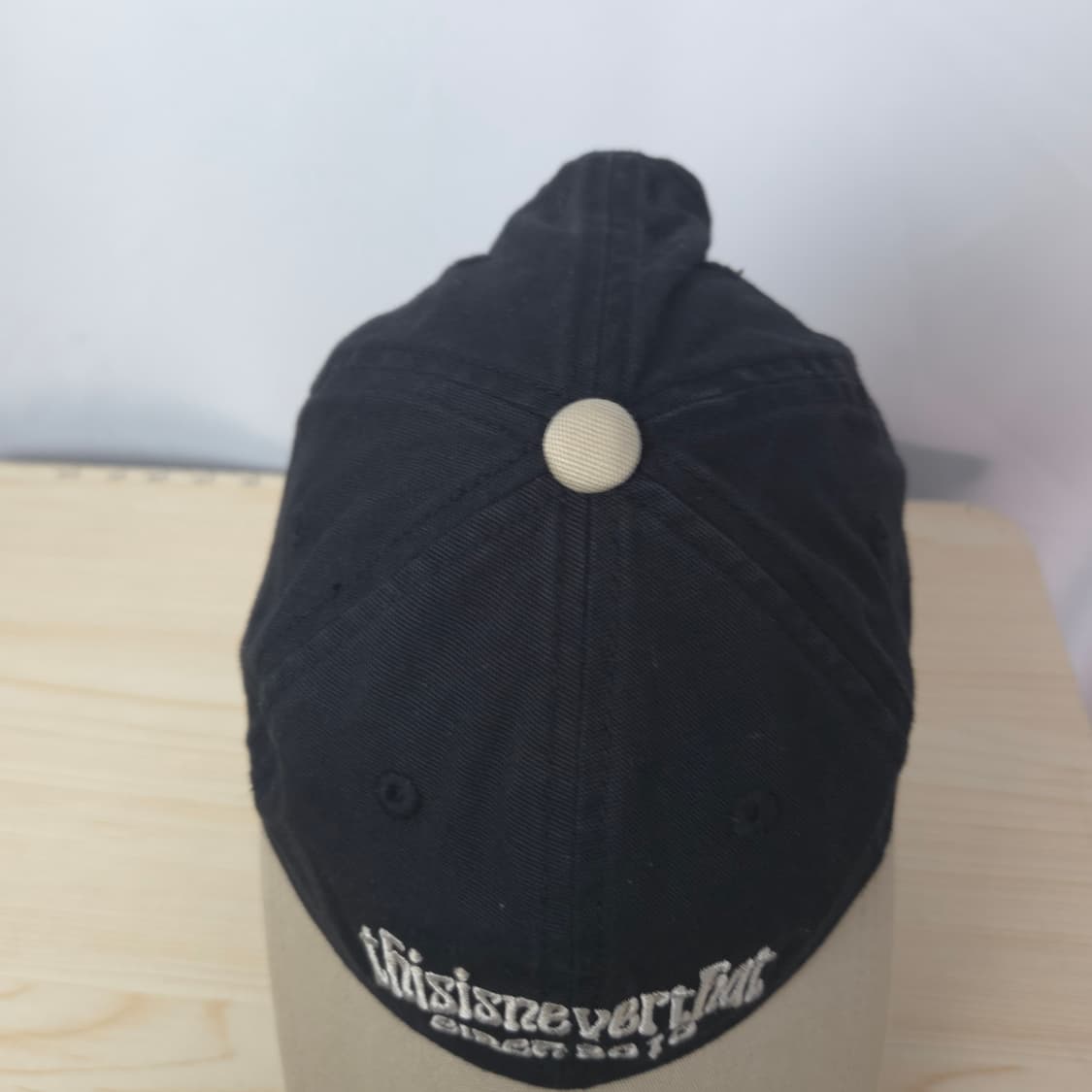 디네댓/ 볼캡 블랙 베이지 상품이미지6