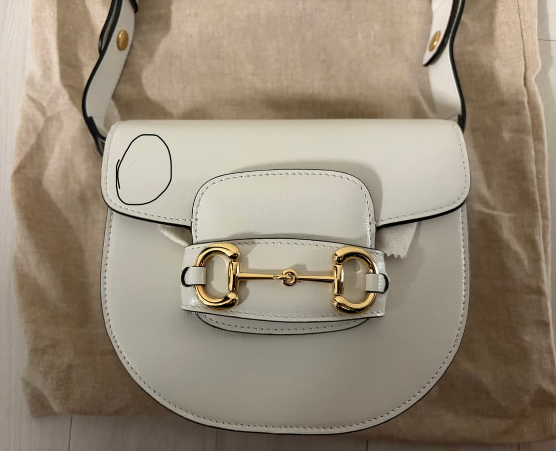 구찌 1955 홀스빗 라운드 미니 숄더백 판매합니다. 상품이미지2