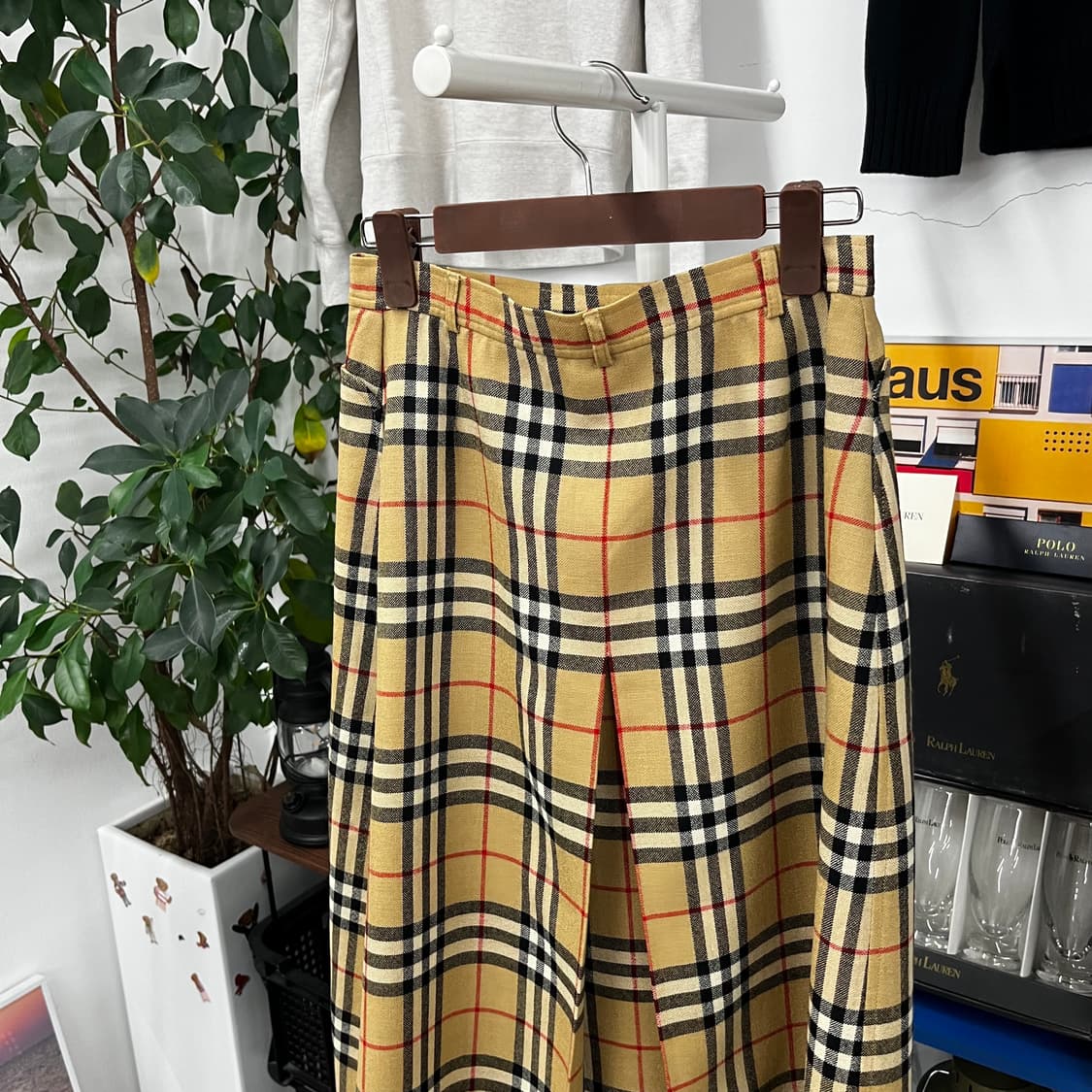 버버리 노바체크 울스커트 26 상품이미지5