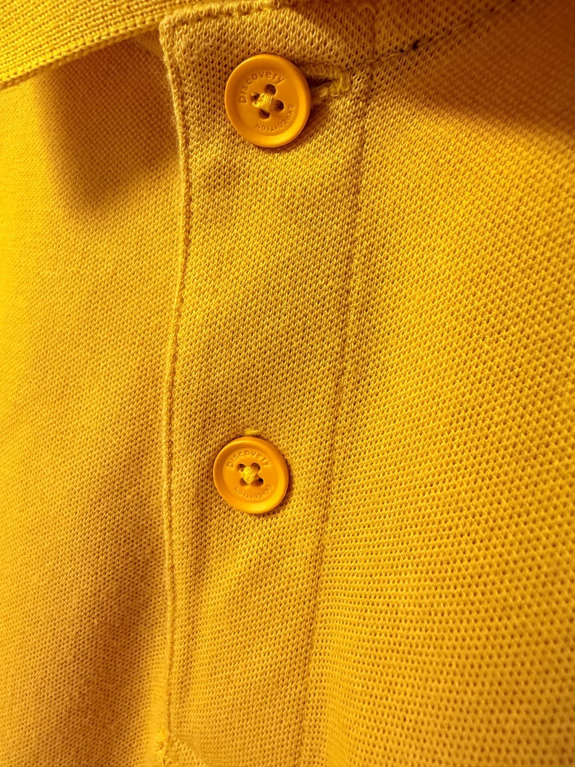 디스커버리(Discovery) 옐로우 카라 반팔티 95 데일리 상품이미지5