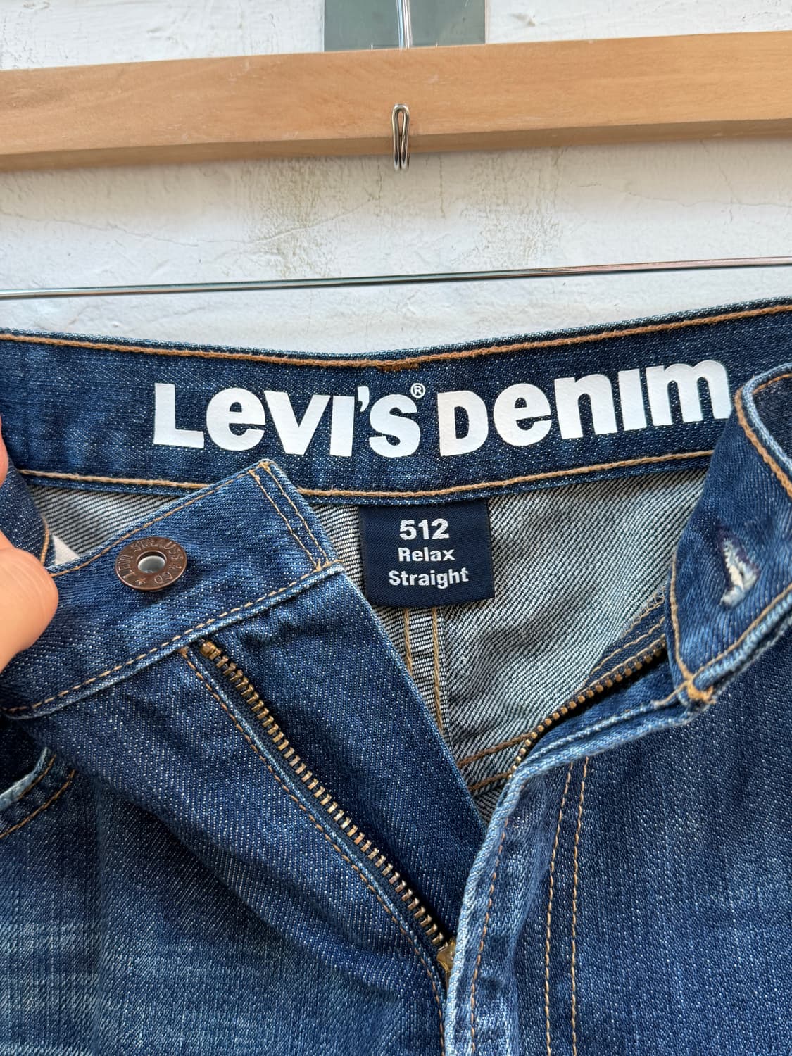 Levis 512 리바이스 릴랙스 스트레이트 데님 쇼츠 상품이미지3