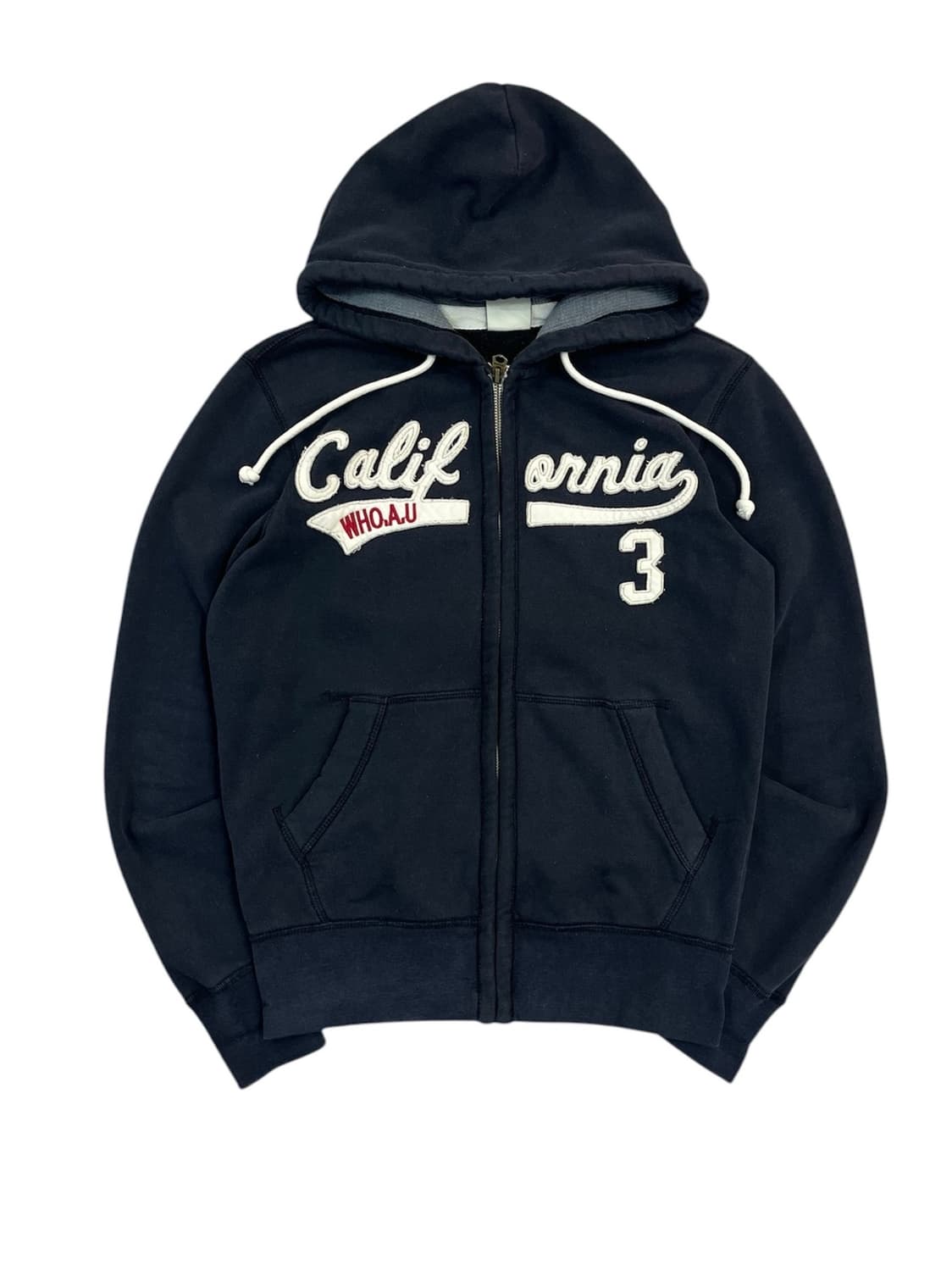 후아유 기모 후드집업 블랙 S #csz4038 상품이미지3