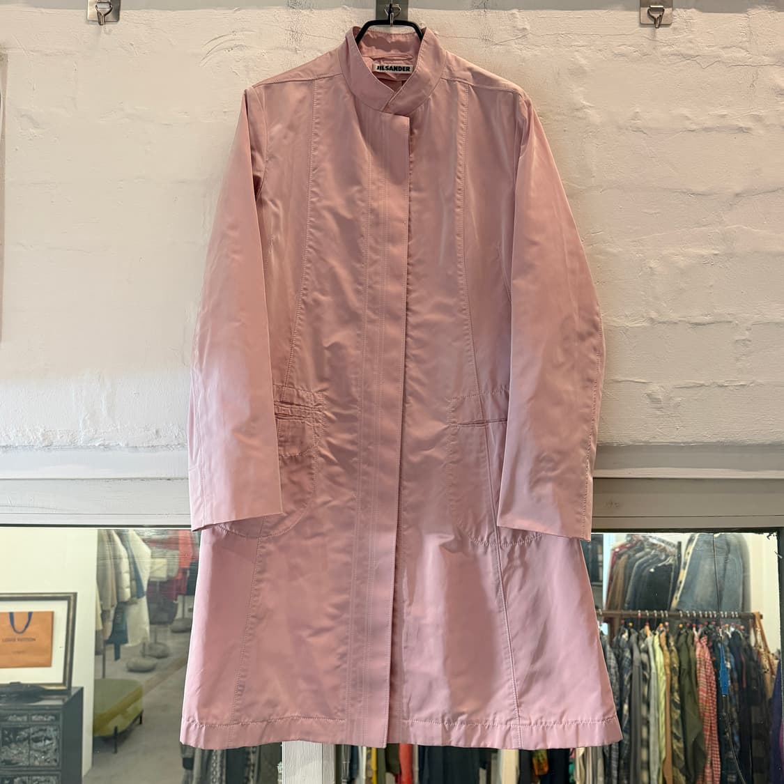 JIL SANDER 질샌더 파스텔 핑크 트렌치 코트 34 상품이미지1