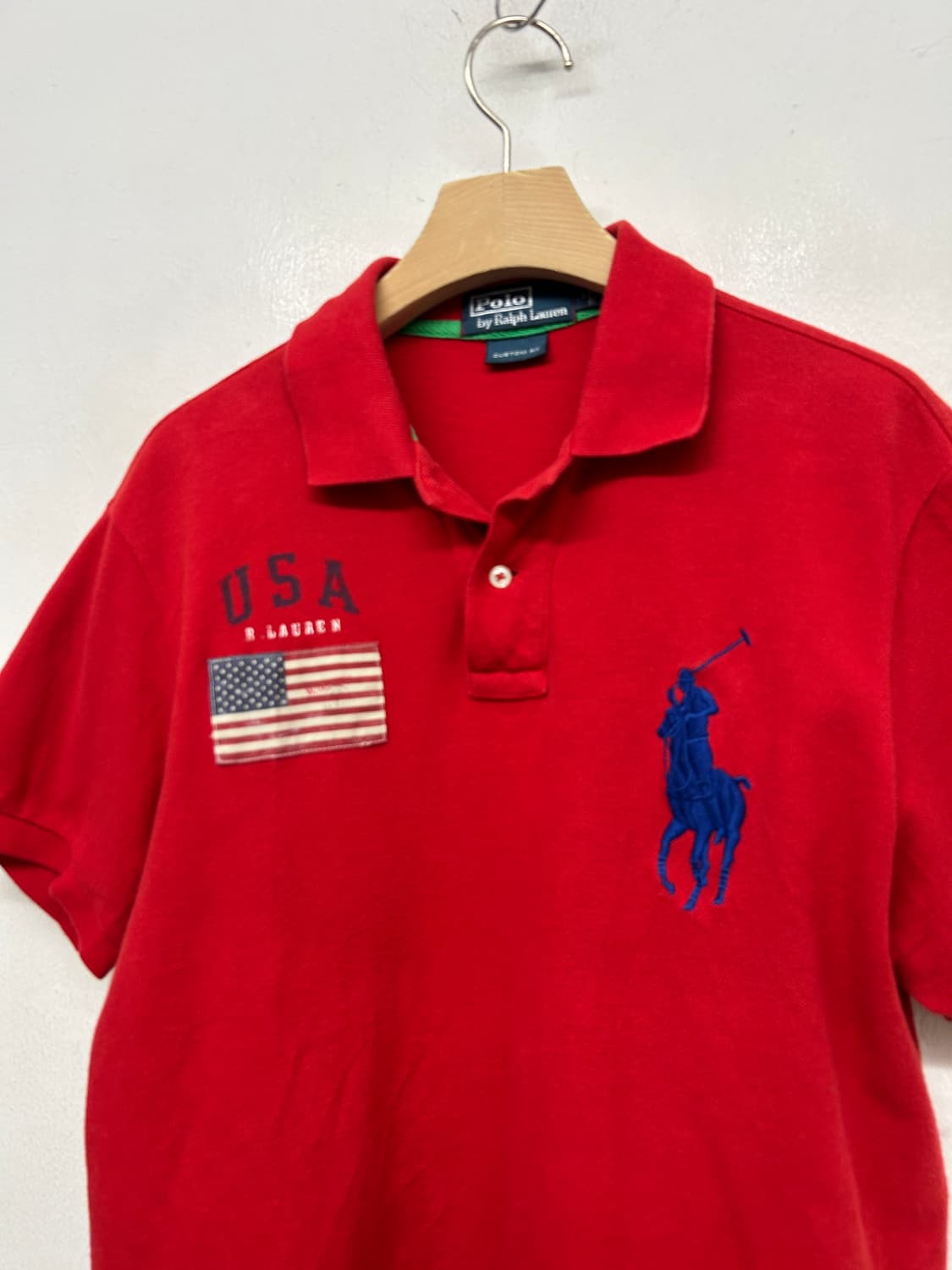 폴로 랄프로렌 빅포니 성조기 피케 티셔츠 상품이미지2