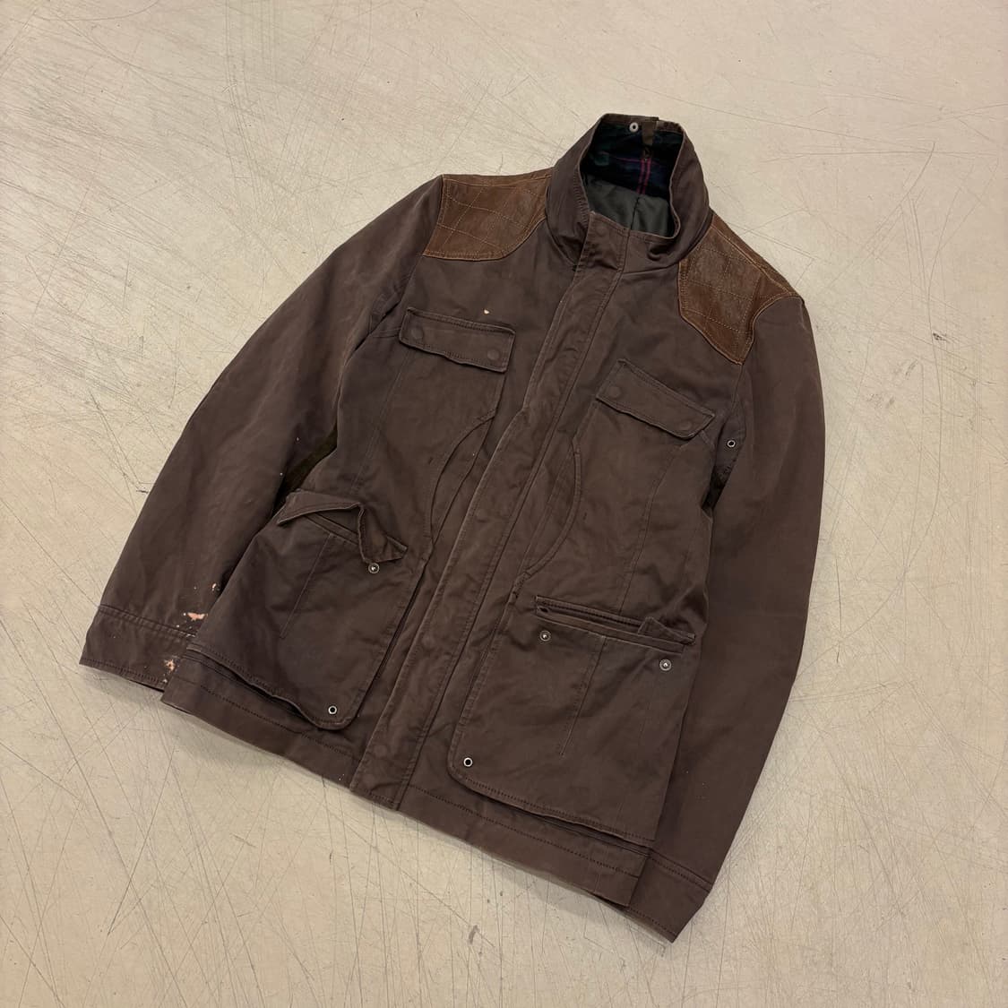 시스템 브라운 헌팅 자켓 상품이미지1