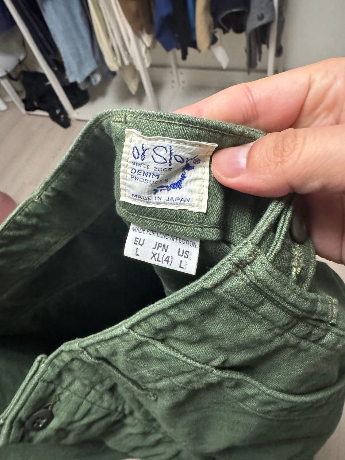 오어슬로우 퍼티그팬츠 팝니다 상품이미지3