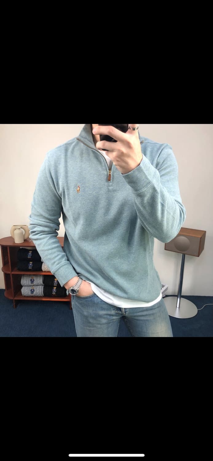 새상품/정품) 폴로 면 반집업 6가지 컬러/남녀공용 XS,S,M,L,XL 상품이미지8