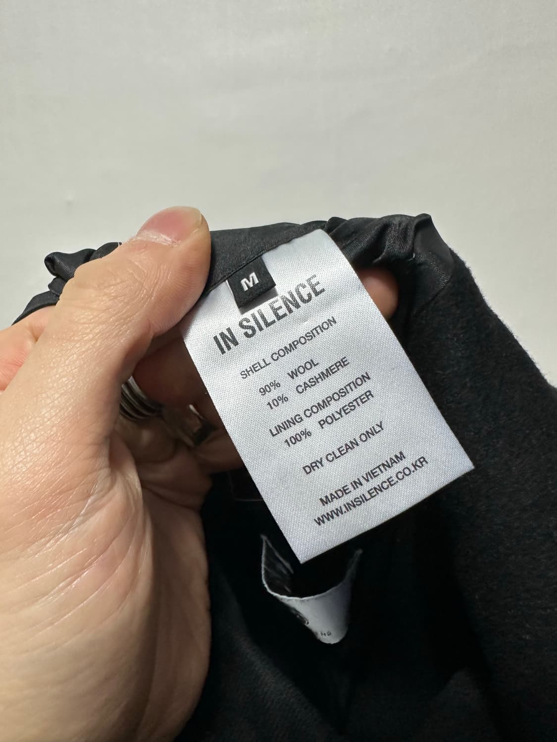 인사일런스 캐시미어블랜드 싱글코트 상품이미지5