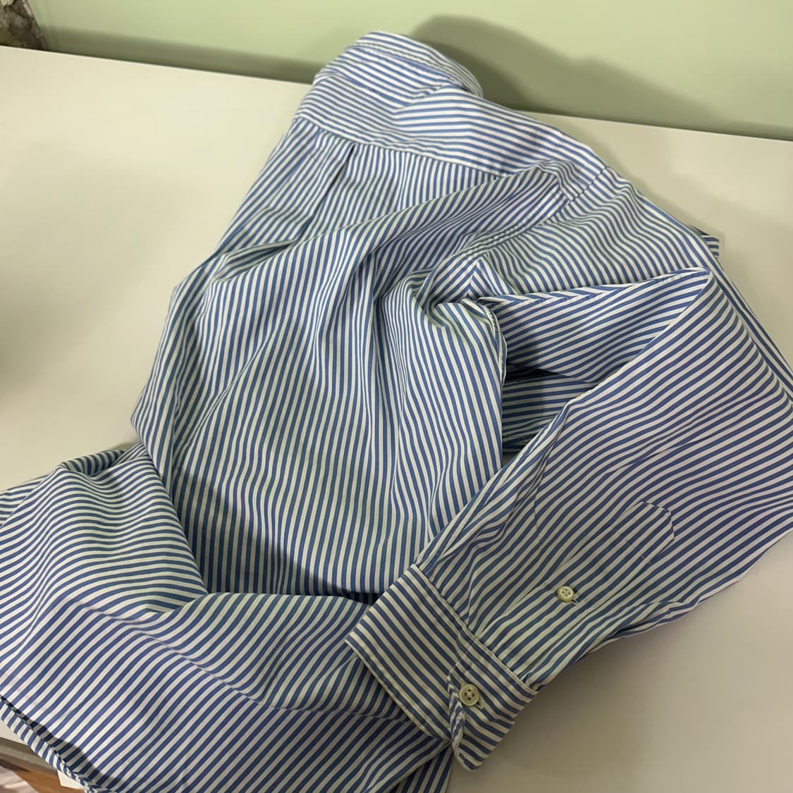 100 L 폴로랄프로렌 커스텀핏 스트라이프 셔츠 남방 상품이미지5