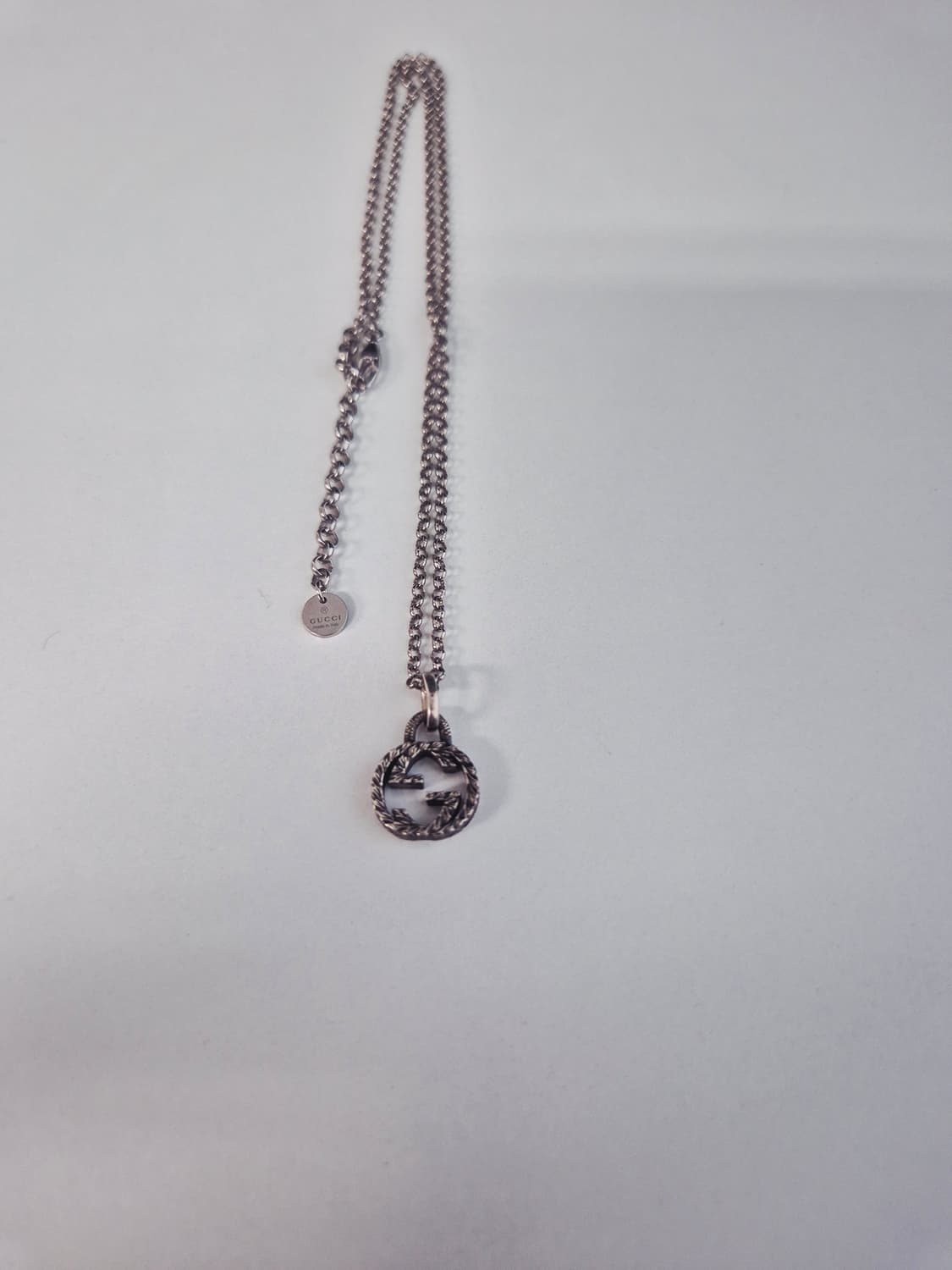 (상태 최상급) 구찌 인터로킹 목걸이 상품이미지3