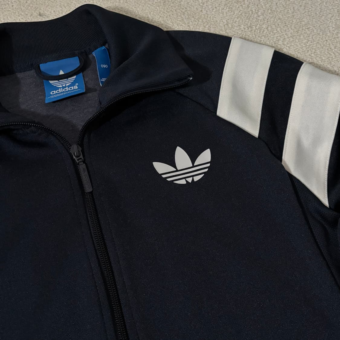 아디다스 파이어버드 트레포일 FC 네이비 트랙탑 져지 상품이미지2