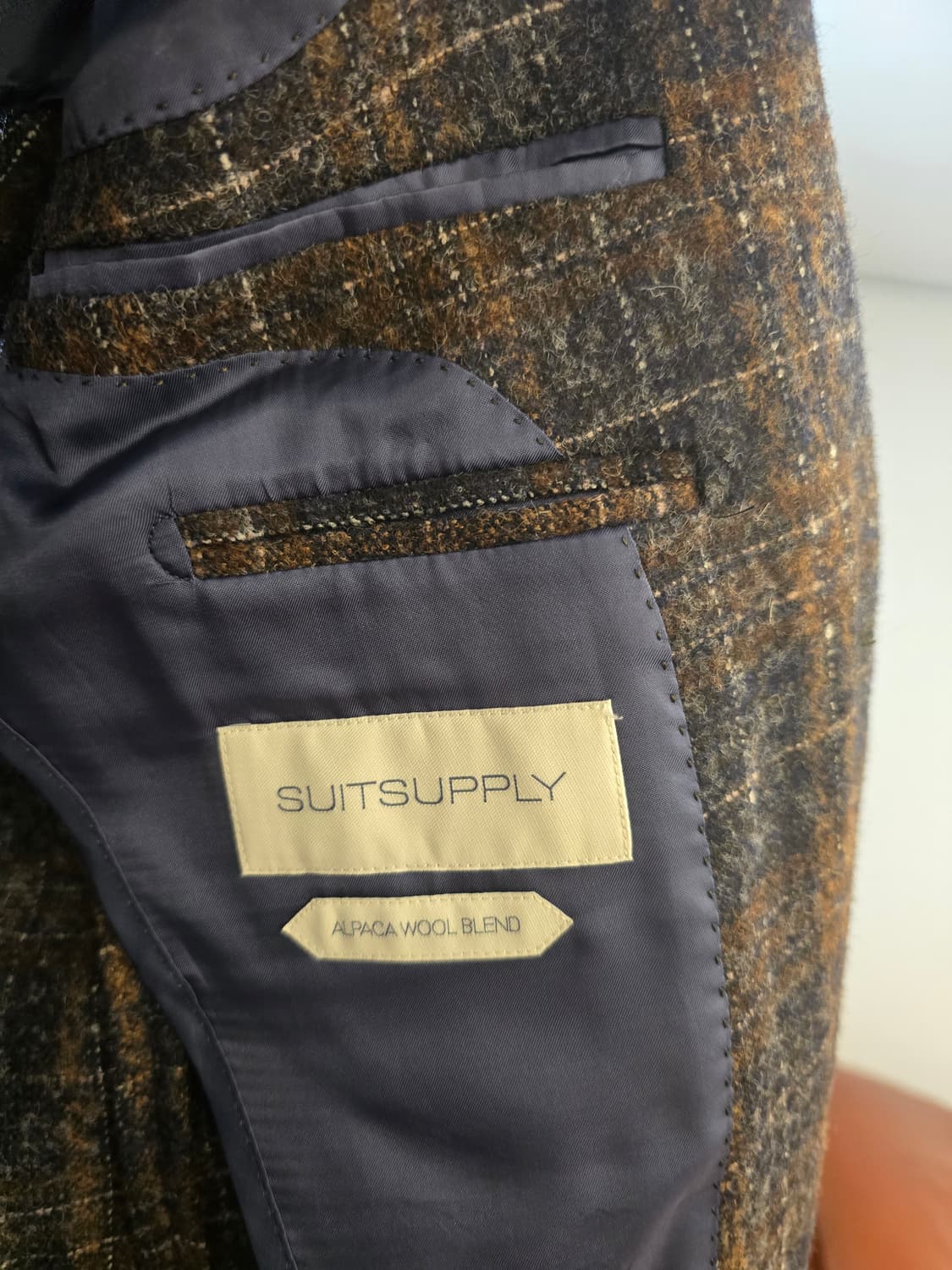 수트서플라이 하바나 체크 스포츠재킷 46 상품이미지3