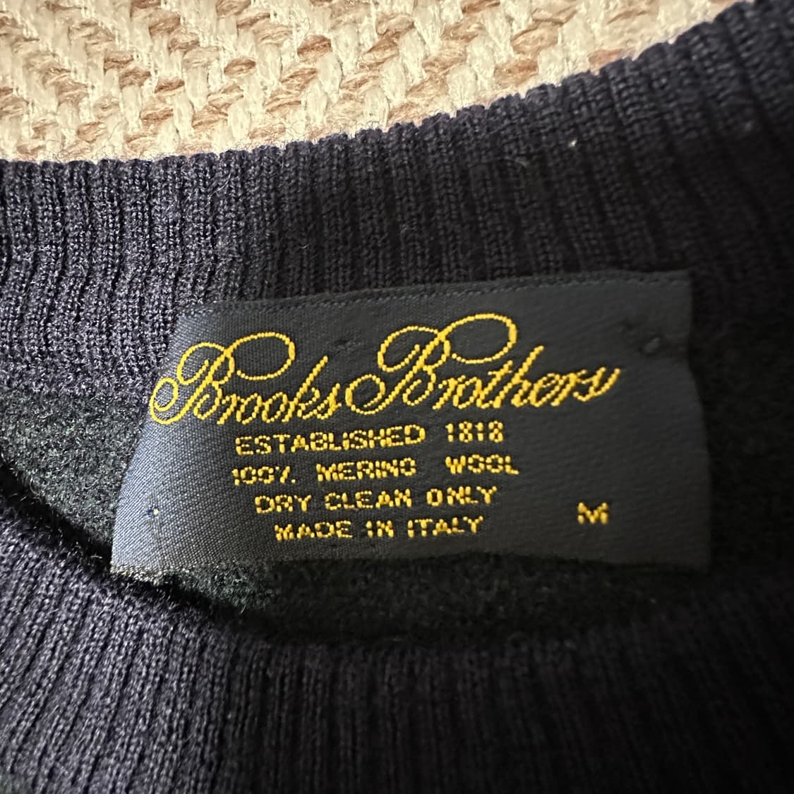 BROOKS BROTHERS italy made knit sweater 상품이미지3