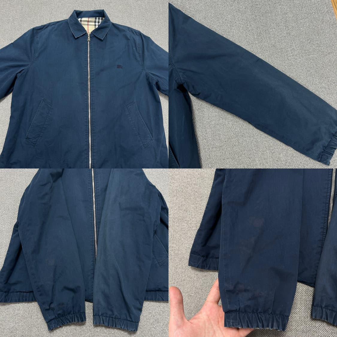 버버리 리버시블 노바체크 스윙톱 자켓(50) 상품이미지5