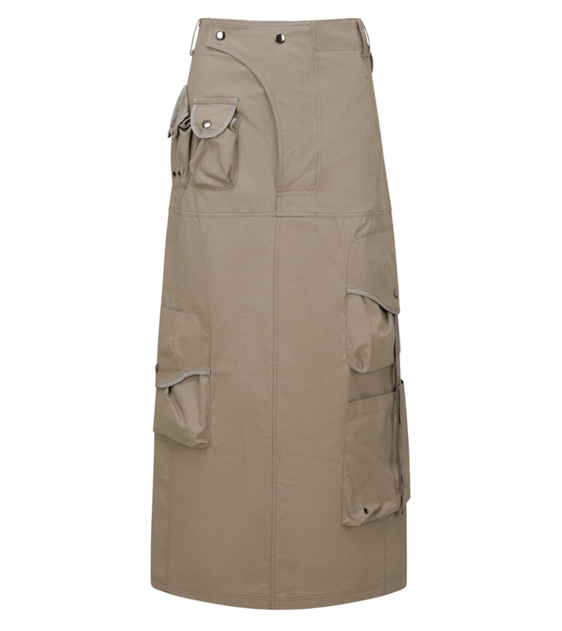 STRAP CARGO MAXI SKIRT VINTAGE BEIGE 상품이미지2