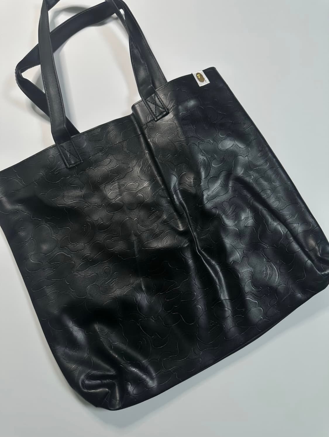 베이프 블랙 가죽 토트백 숄더백  상품이미지2