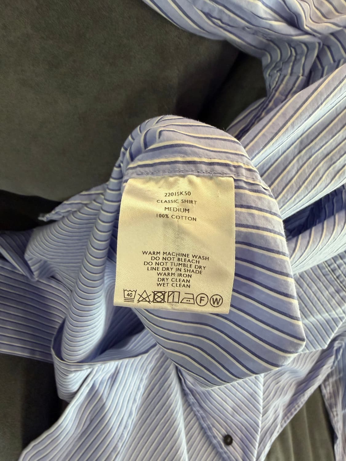 신야코즈카 22SS 스트라이프 셔츠 상품이미지8