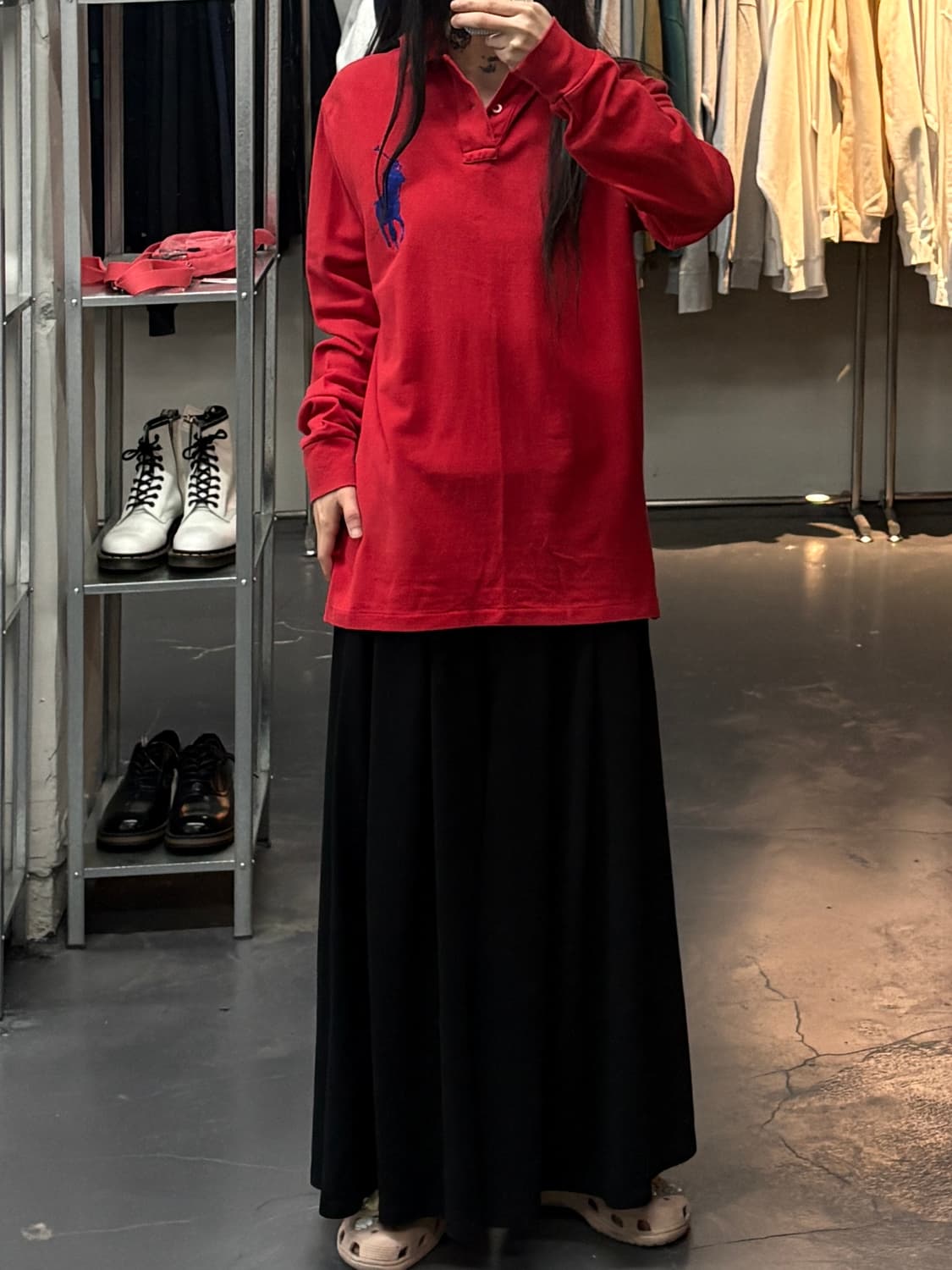 폴로랄프로렌 빅포니 레드 럭비티 A3733 상품이미지1