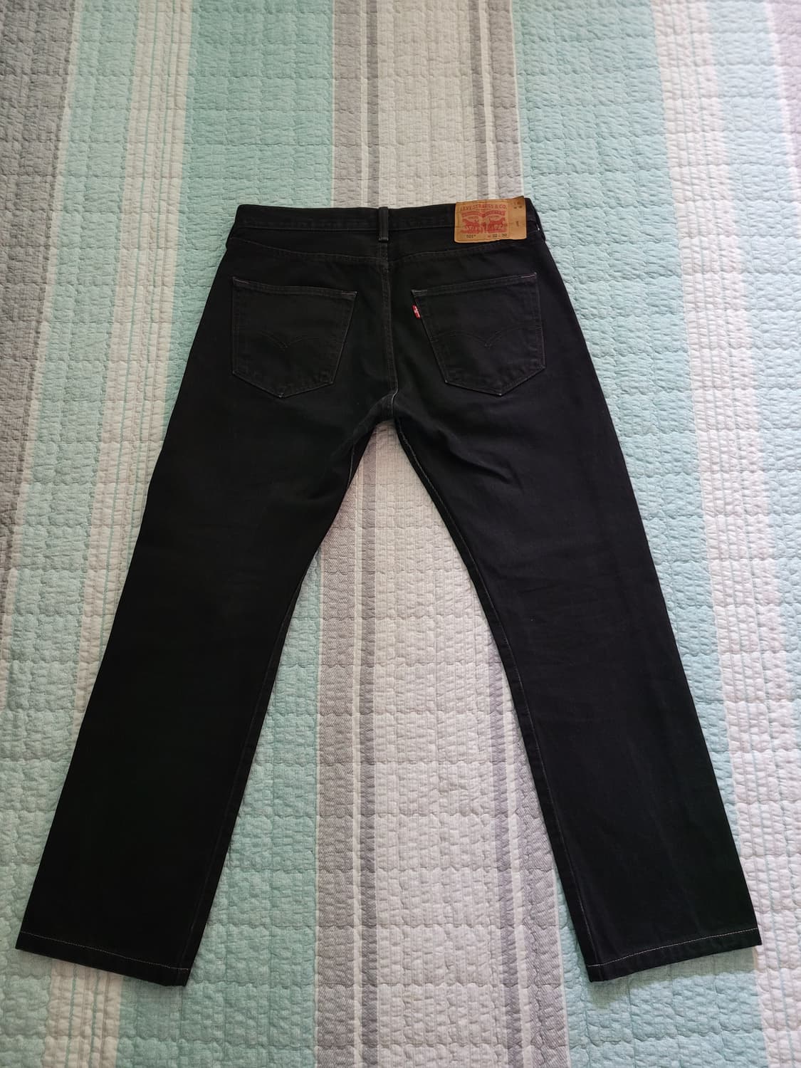 리바이스 501 오리지널 레귤러스트레이트 빈티지블랙진 32사이즈 상품이미지6