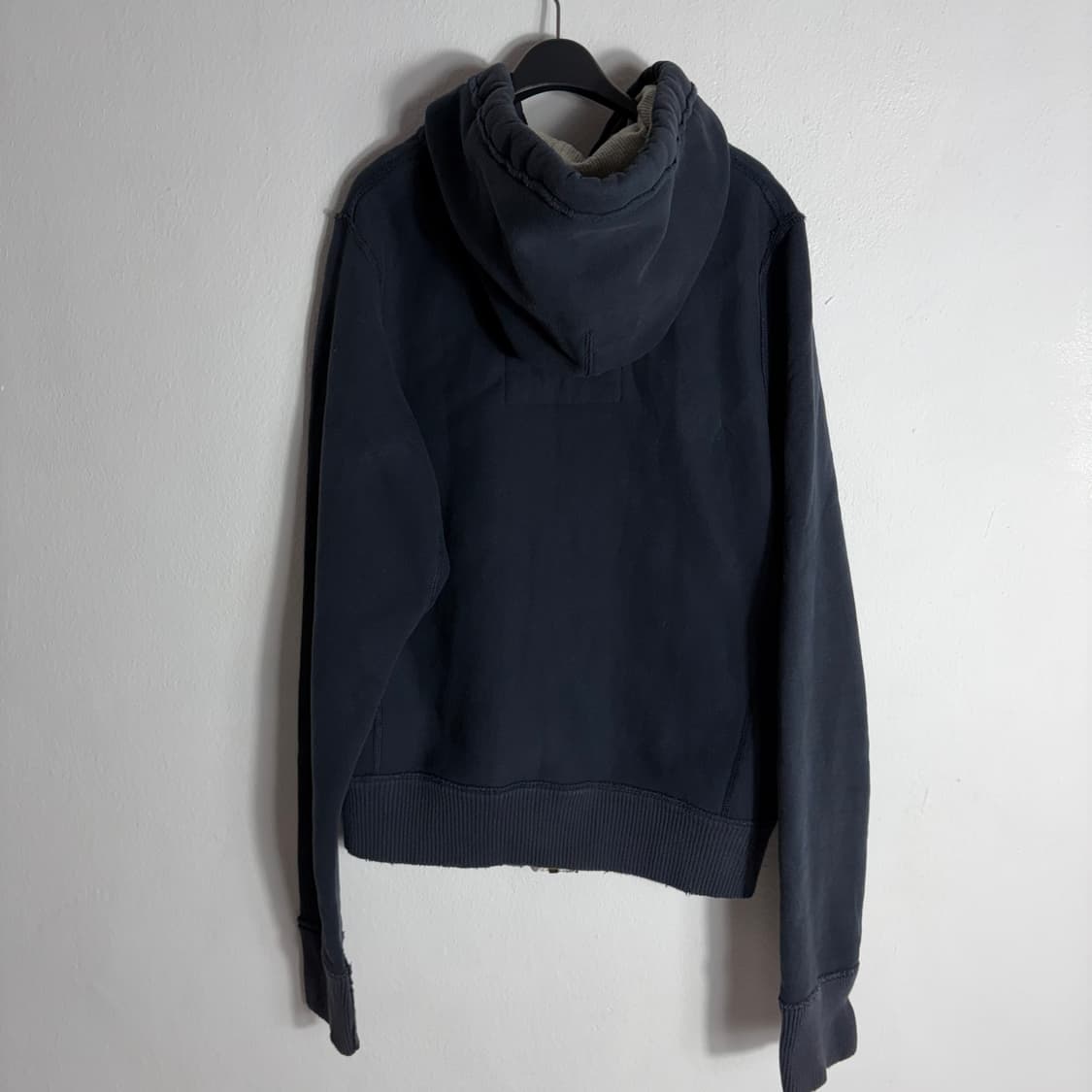 A&F 아베크롬비 로고 네이비 후드집업 NY(S) 상품이미지3