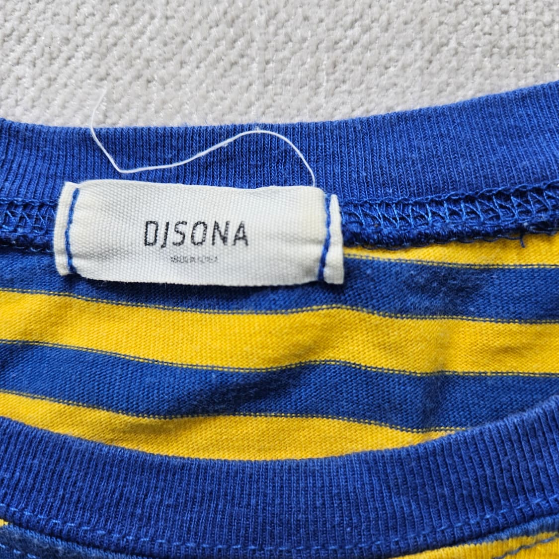 실측확인 빈티지 스트라이프 티셔츠 0306Y 상품이미지3