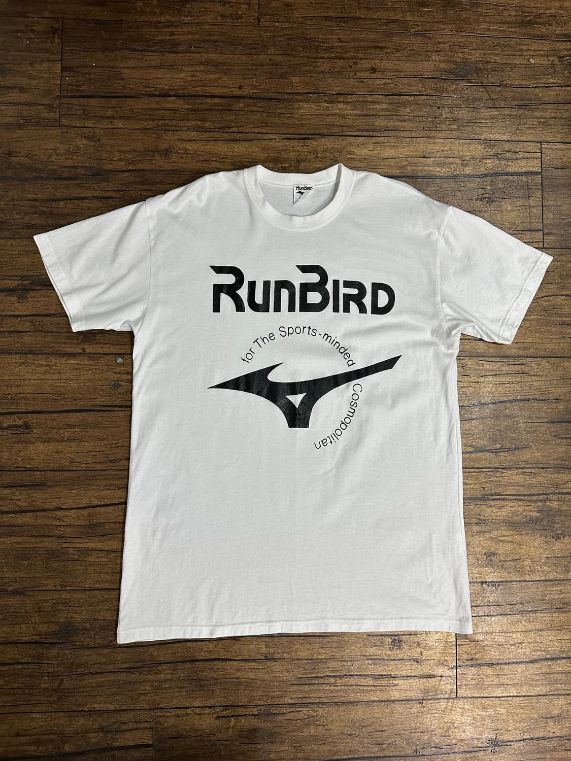 미즈노(Mizuno) 런버드(RunBird) 빅로고 반팔 티셔츠 L 상품이미지1