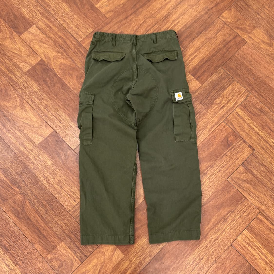 30 칼하트 카키 레귤러 카고 팬츠 상품이미지1