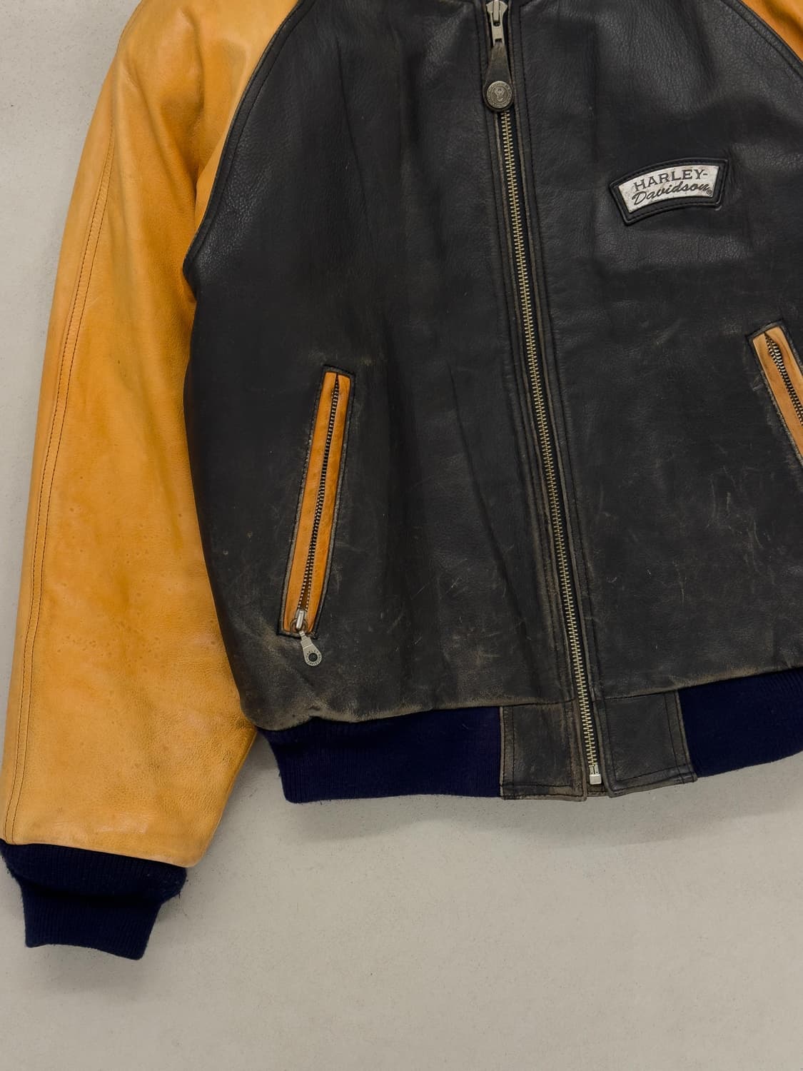 할리데비이슨 레더 자켓 상품이미지6