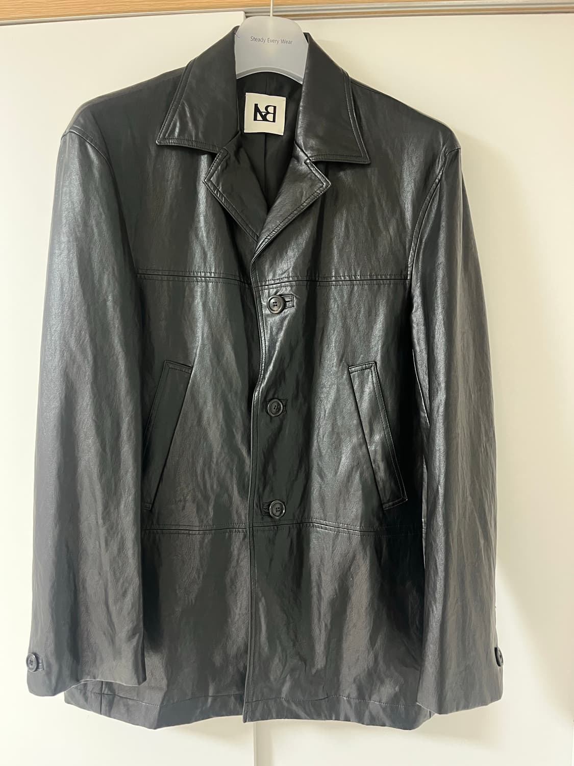 라벨아카이브 비건레더 카코트(블랙)_1사이즈 상품이미지7