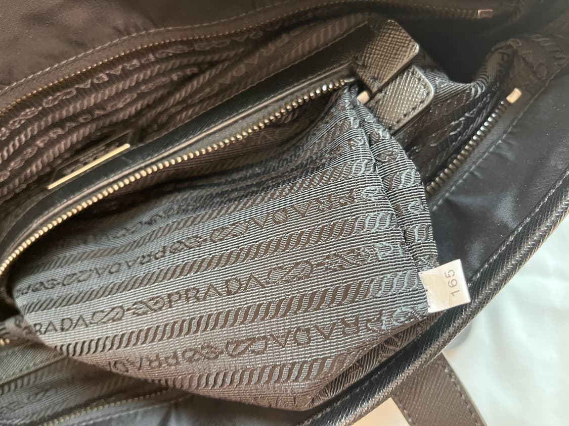 프라다 블랙 나일론 토트백 정품 상품이미지8