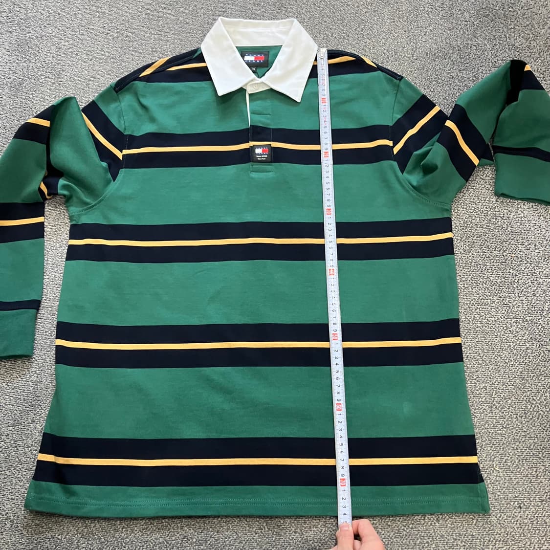 302 타미힐피거 스트라이프 카라티 럭비티 상품이미지5