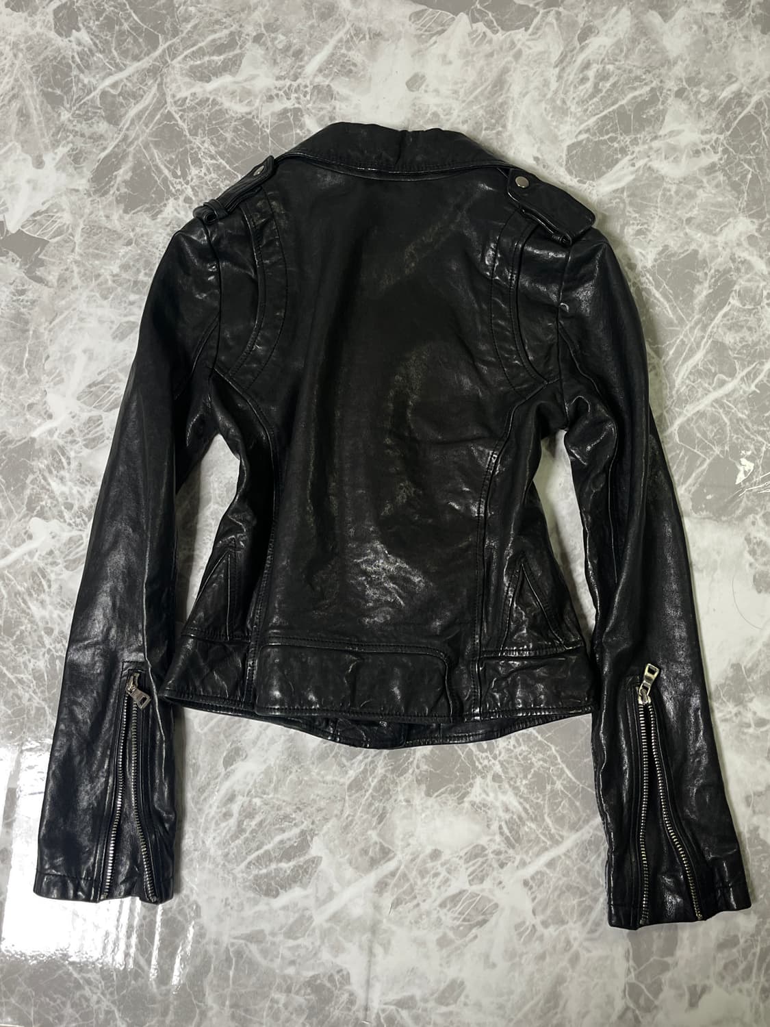 (Unknown)sheepskin rider jacket 상품이미지7