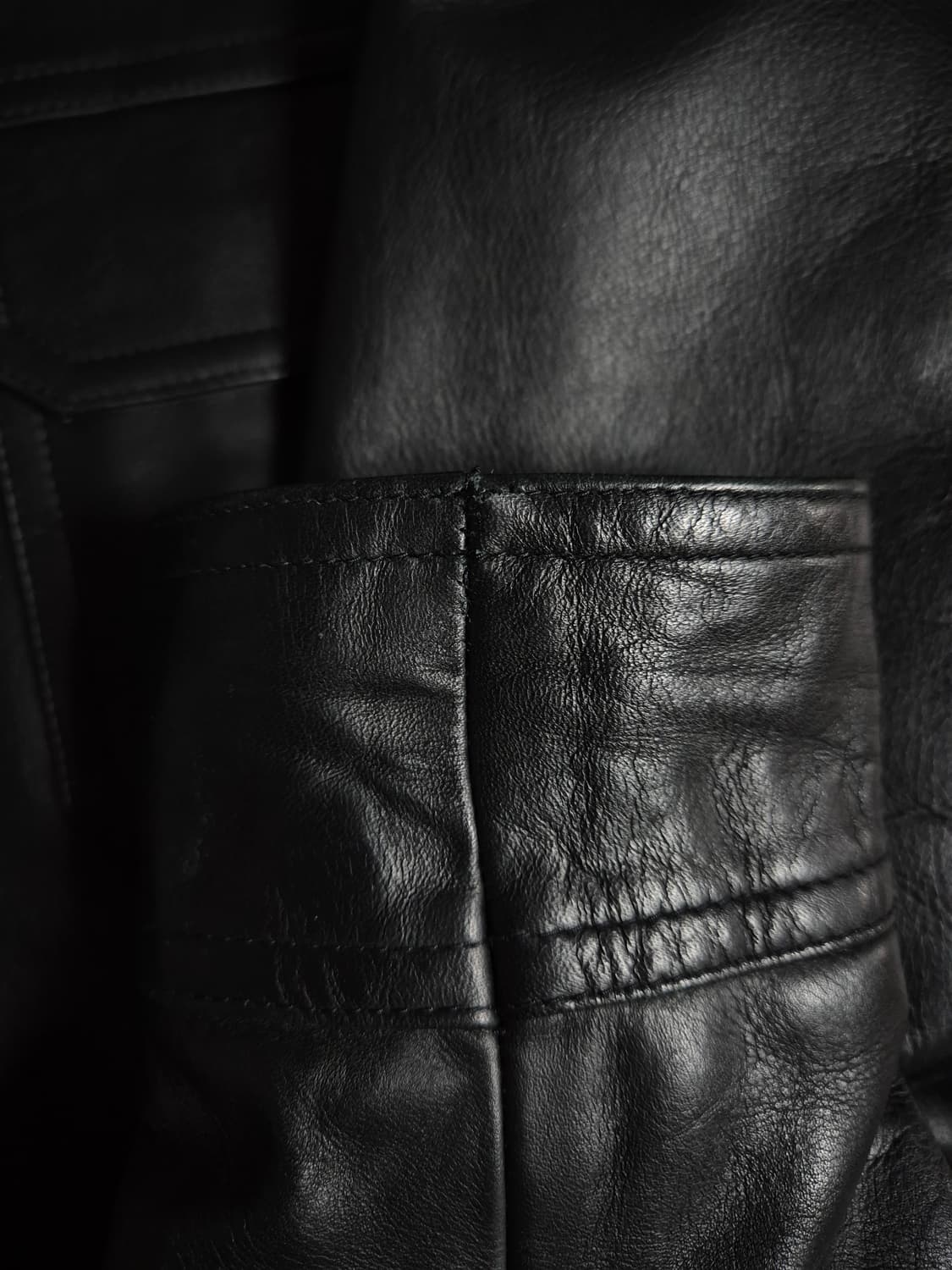 산드로옴므 파이어버드 가죽자켓 XL 상품이미지9