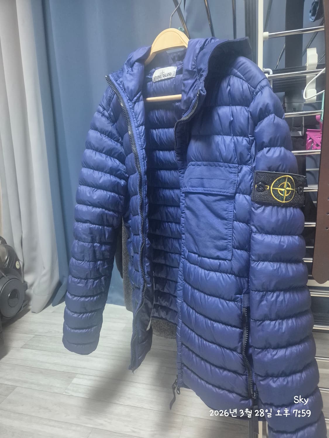 스톤아일랜드 마이크로얀 경량패딩 판매합니다 상품이미지1