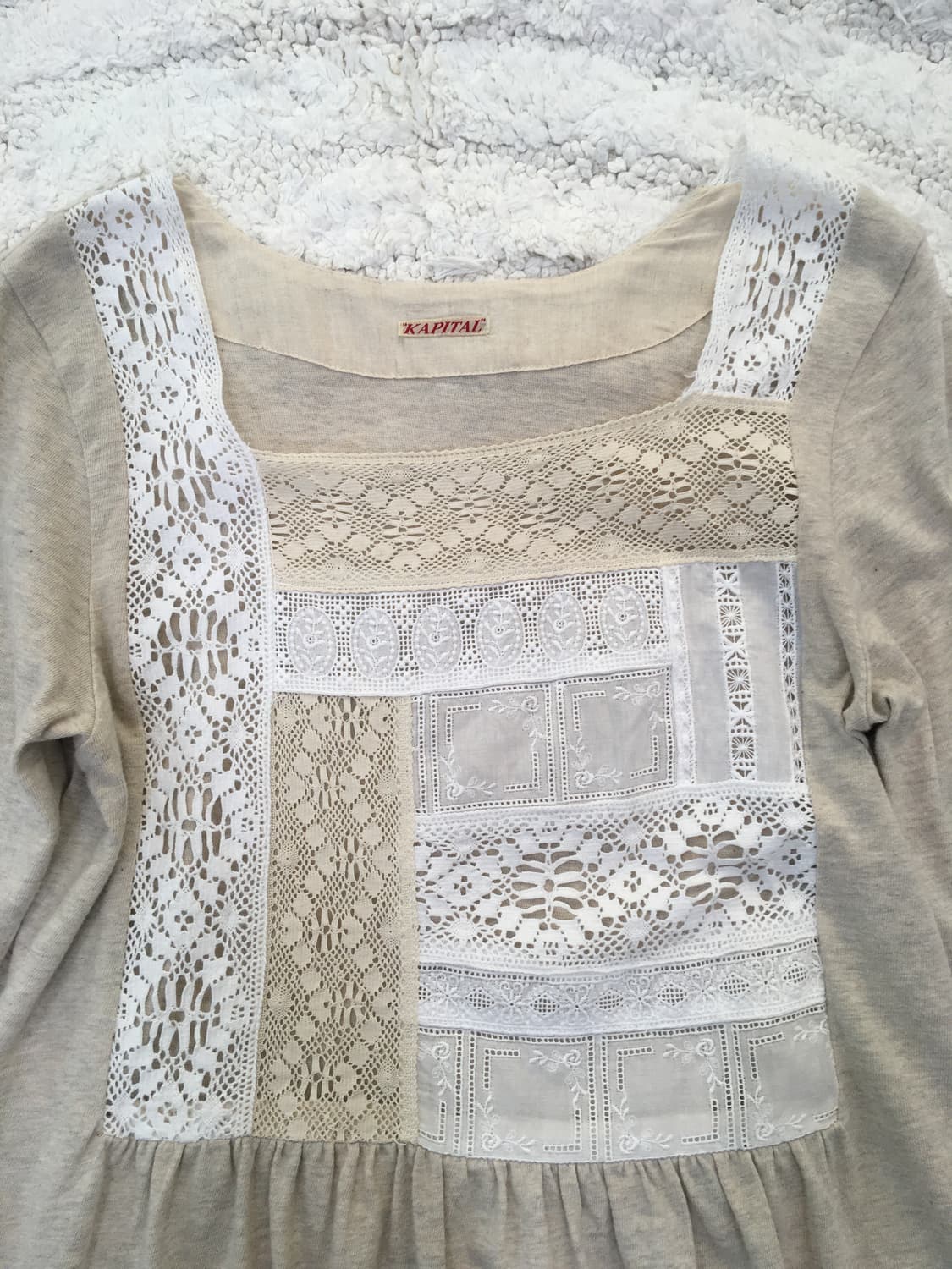 캐피탈 패치워크 탑 상품이미지3