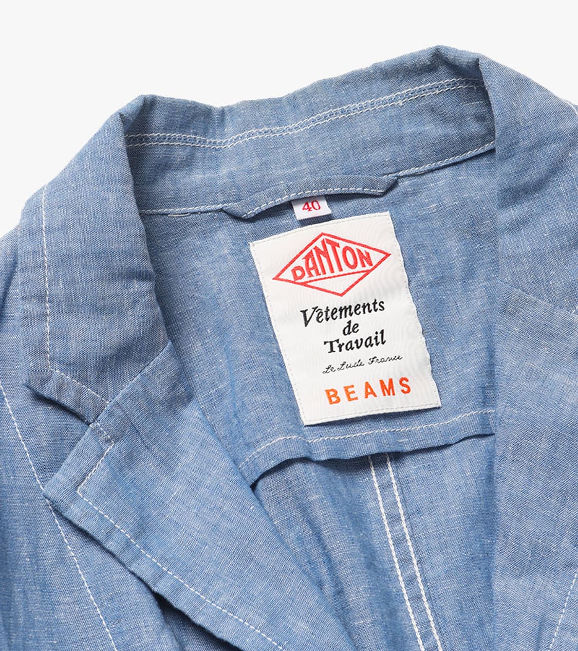 DANTON X BEAMS - LINEN JACKET 상품이미지6