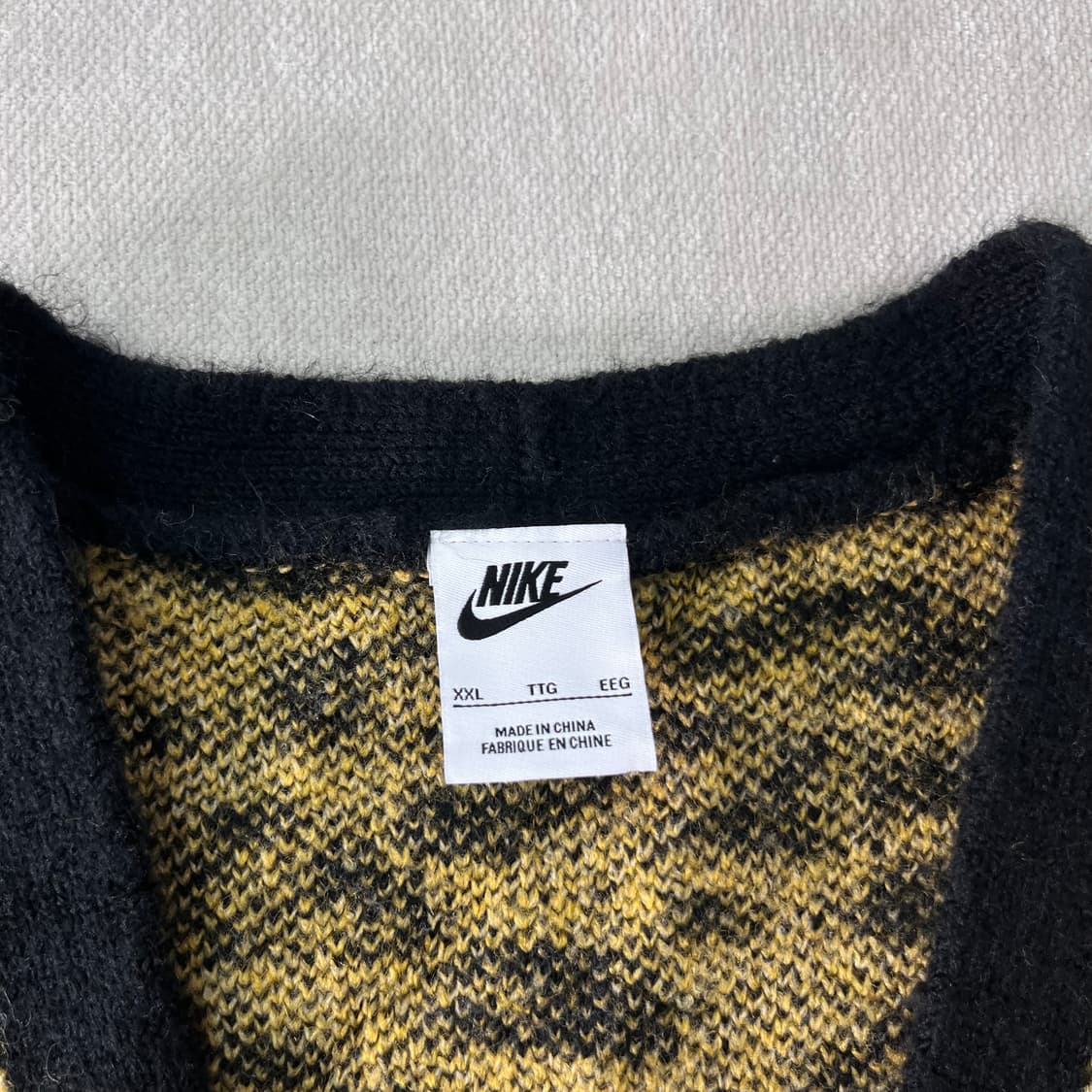 105 나이키 NSW 써카 레오파드 울 가디건 상품이미지4