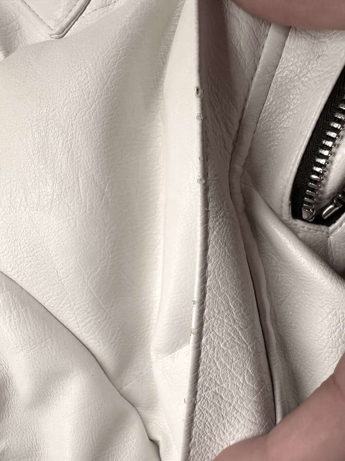 떠그클럽 레더 패딩 2 상품이미지5