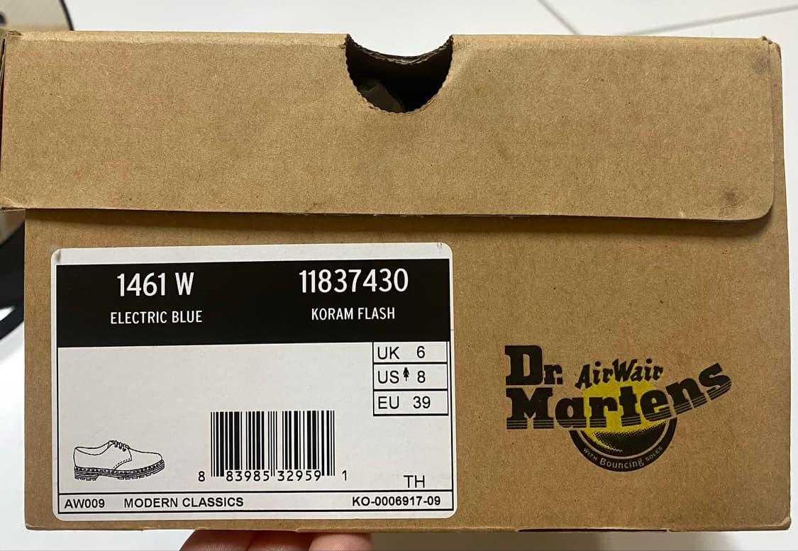 Dr.Martens 닥터마틴 1461 3홀 250 UK6 한정판 상품이미지9